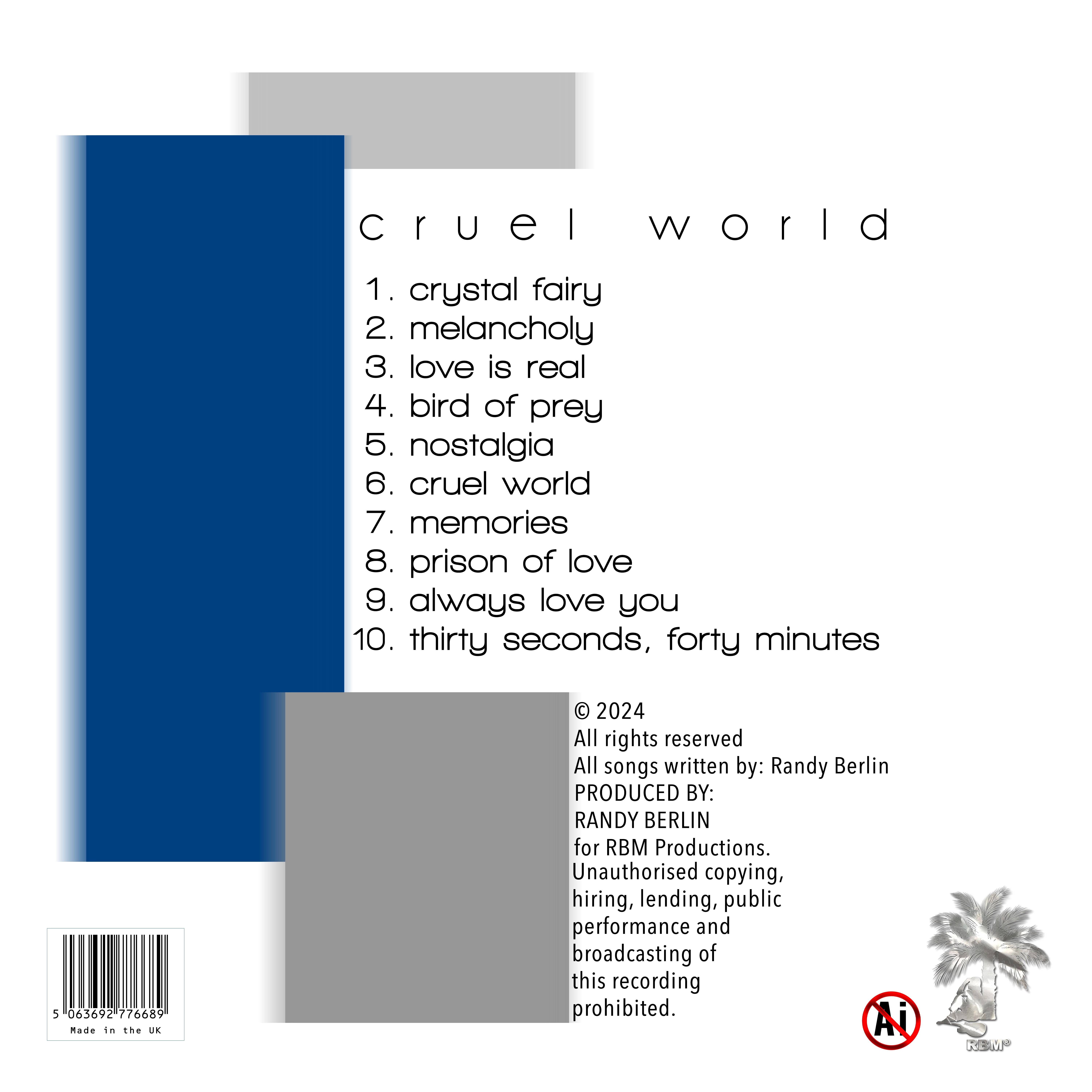 Album back cover