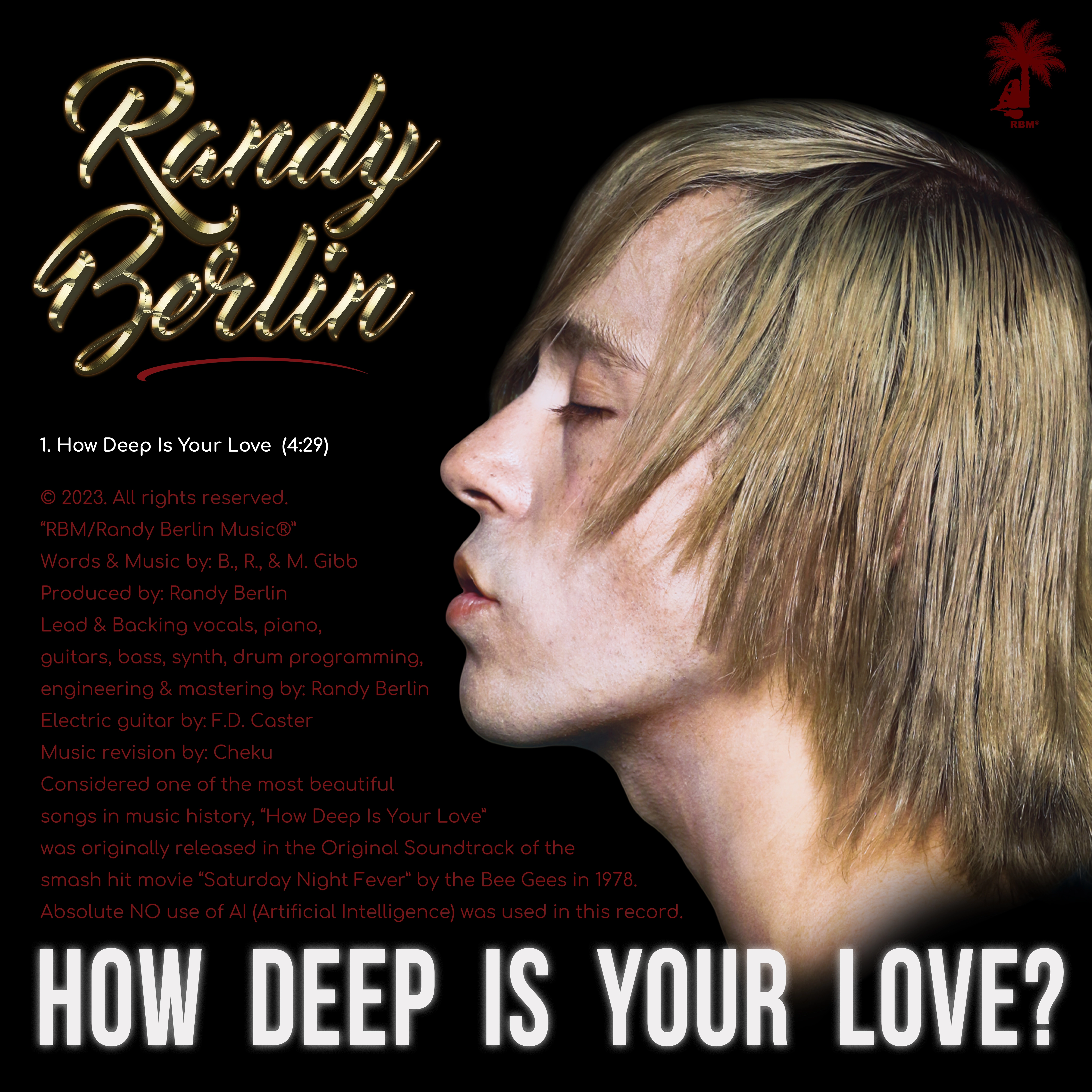 How Deep Is Your Love back cover