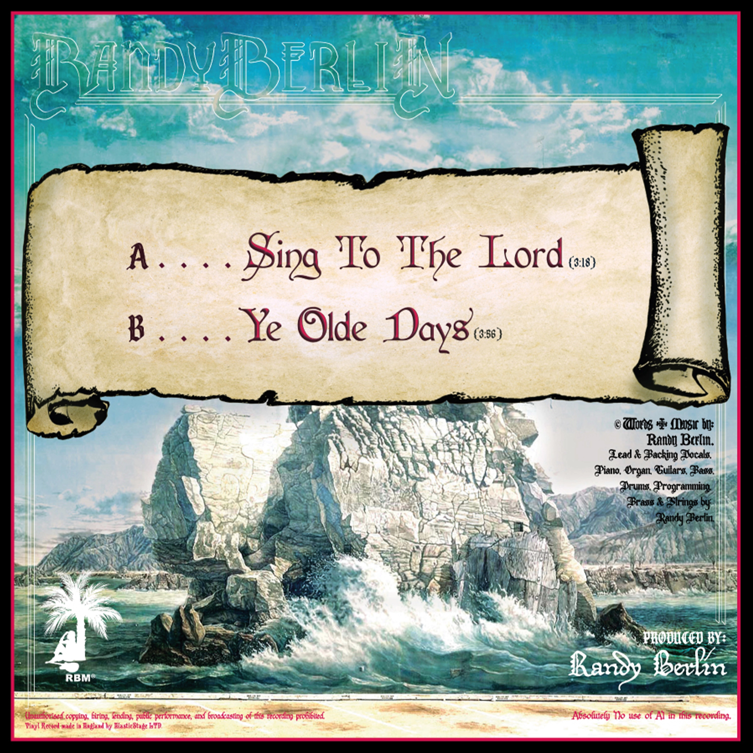 Sing To The Lord back cover